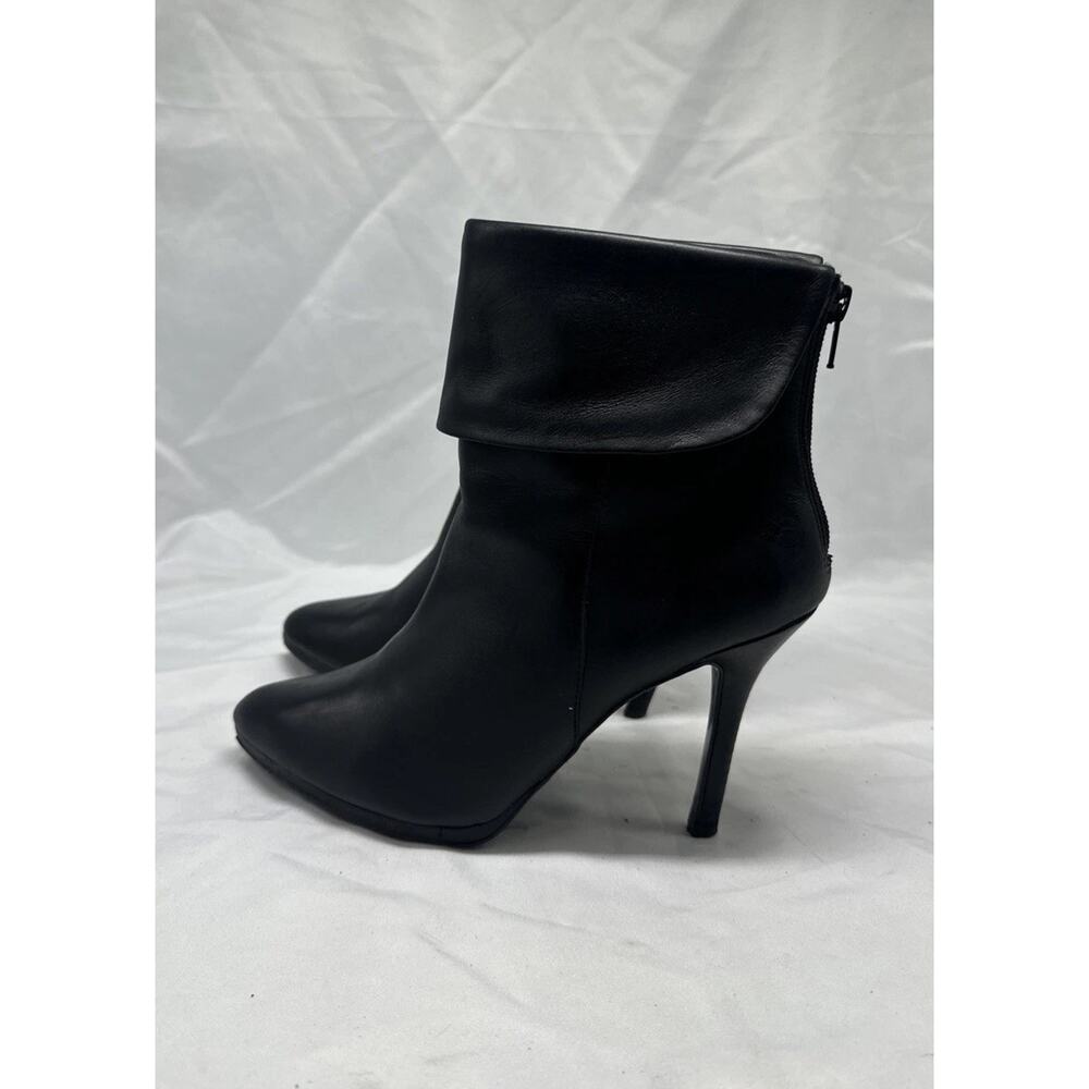 LRL Lauren Ralph Lauren Leola Women’s Size 6.5 B Black Leather Stiletto Zipper